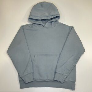 Aritzia TNA Light Blue Cozy Fleece Perfect Hoodie Women’s Size Small